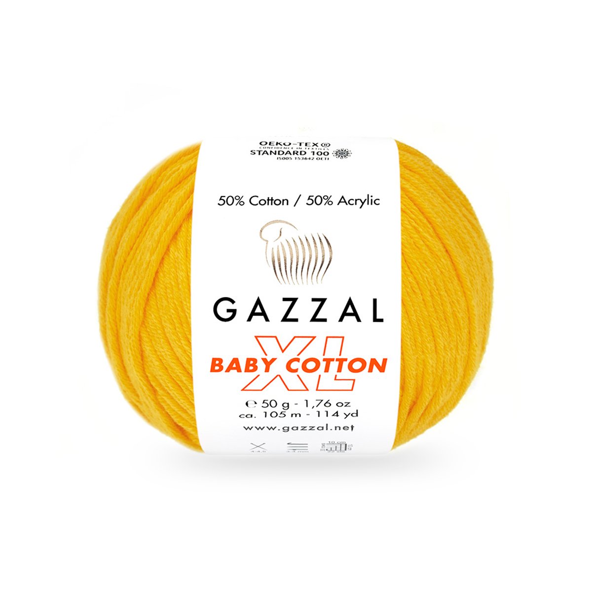 Gazzal Baby Cotton XL 3417XL yarn by YarnPark