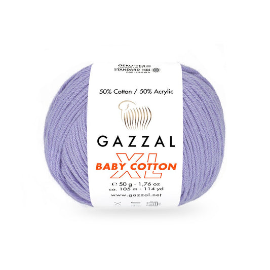 Gazzal Baby Cotton XL 3420XL yarn by YarnPark