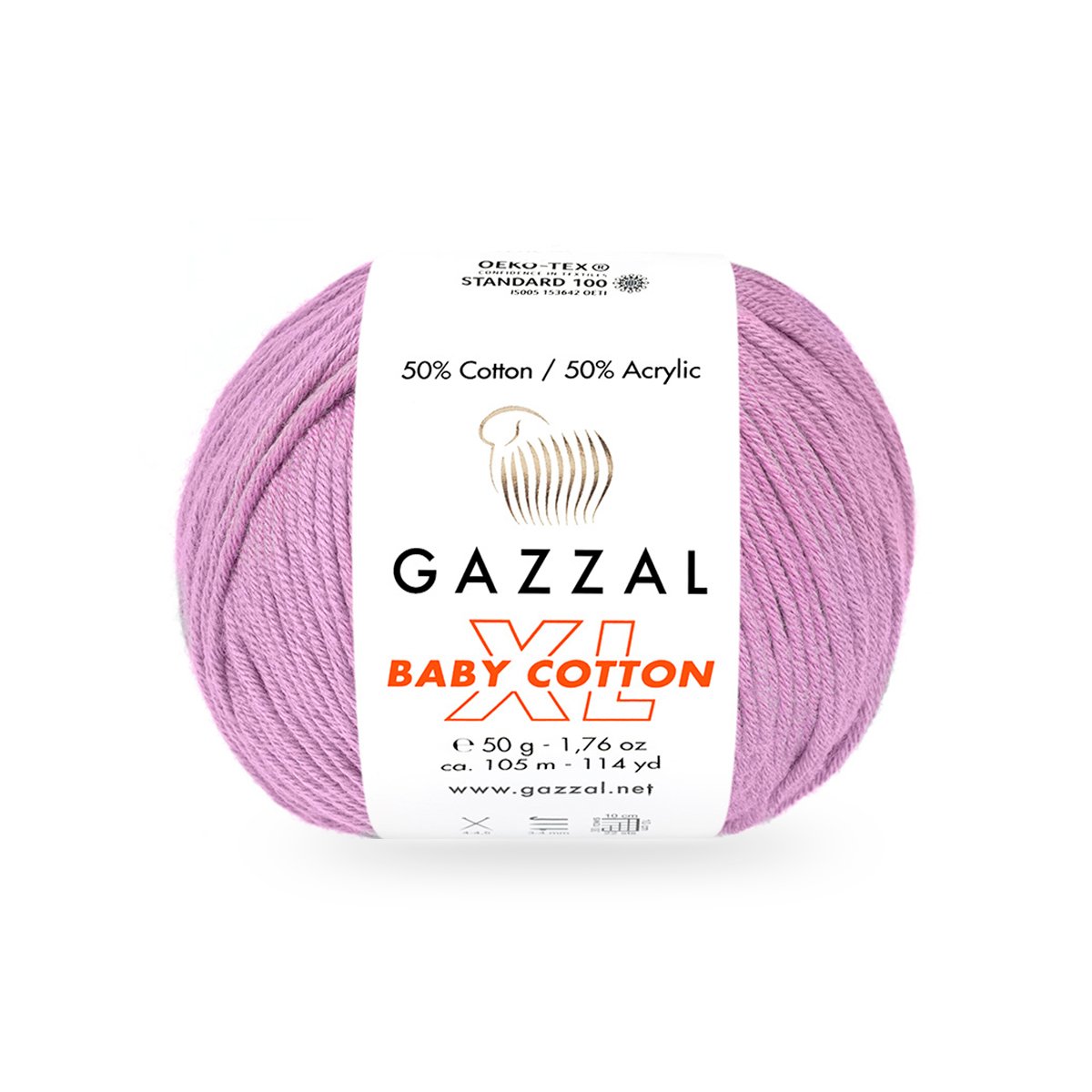 Gazzal Baby Cotton XL 3422XL yarn by YarnPark