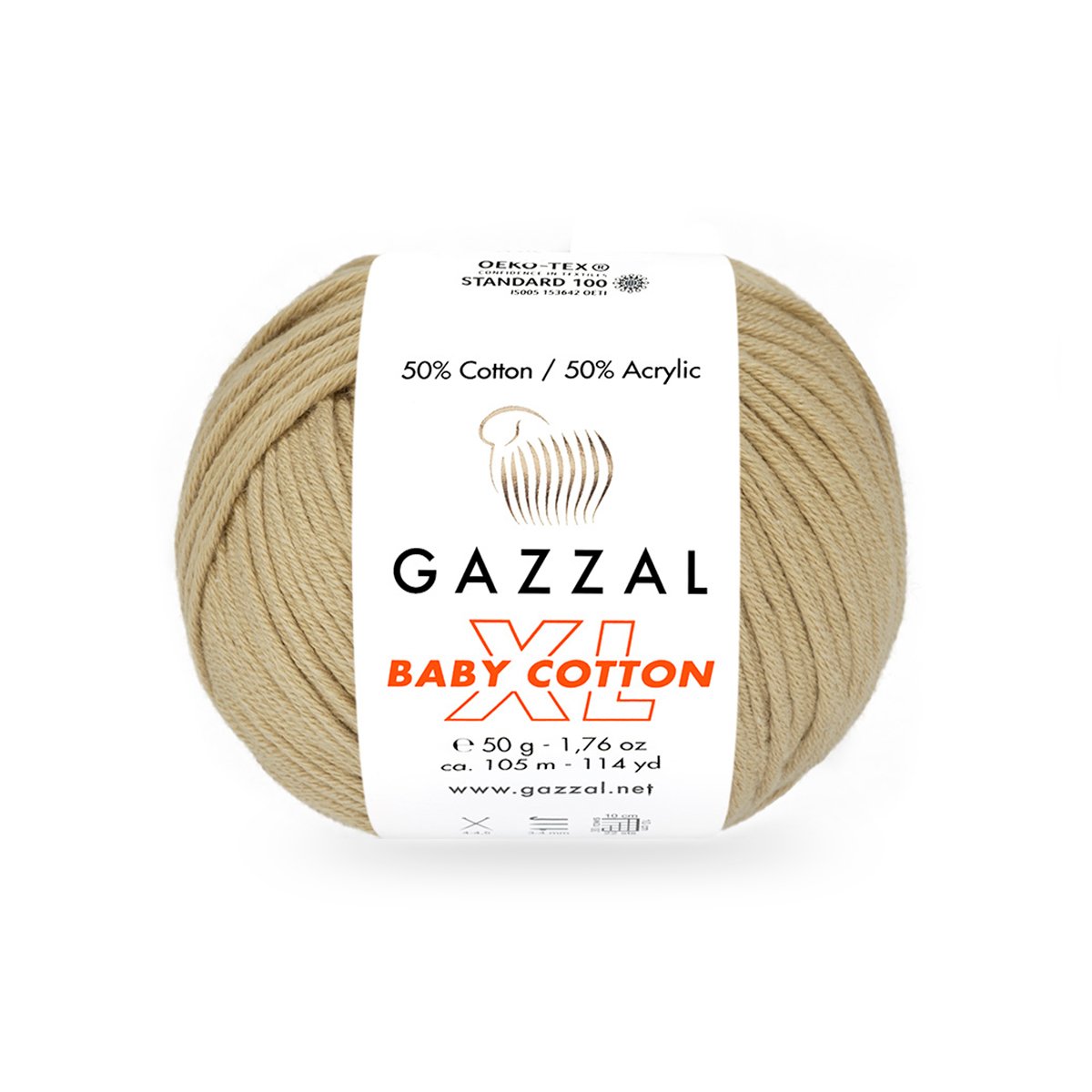 Gazzal Baby Cotton XL 3424XL yarn by YarnPark