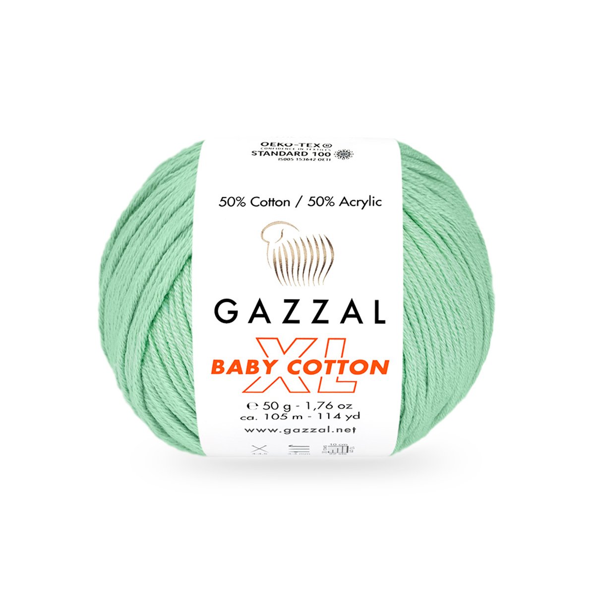 Gazzal Baby Cotton XL 3425XL yarn by YarnPark