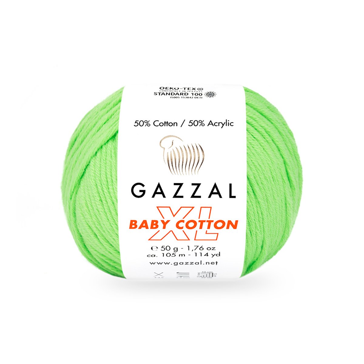 Gazzal Baby Cotton XL 3427XL yarn by YarnPark