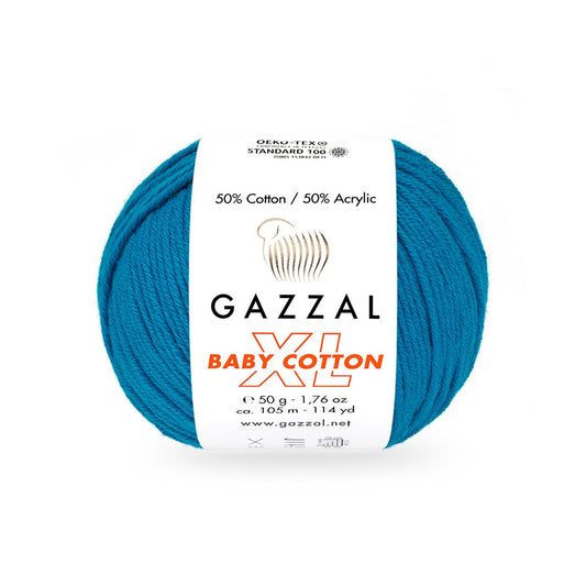 Gazzal Baby Cotton XL 3428XL yarn by YarnPark