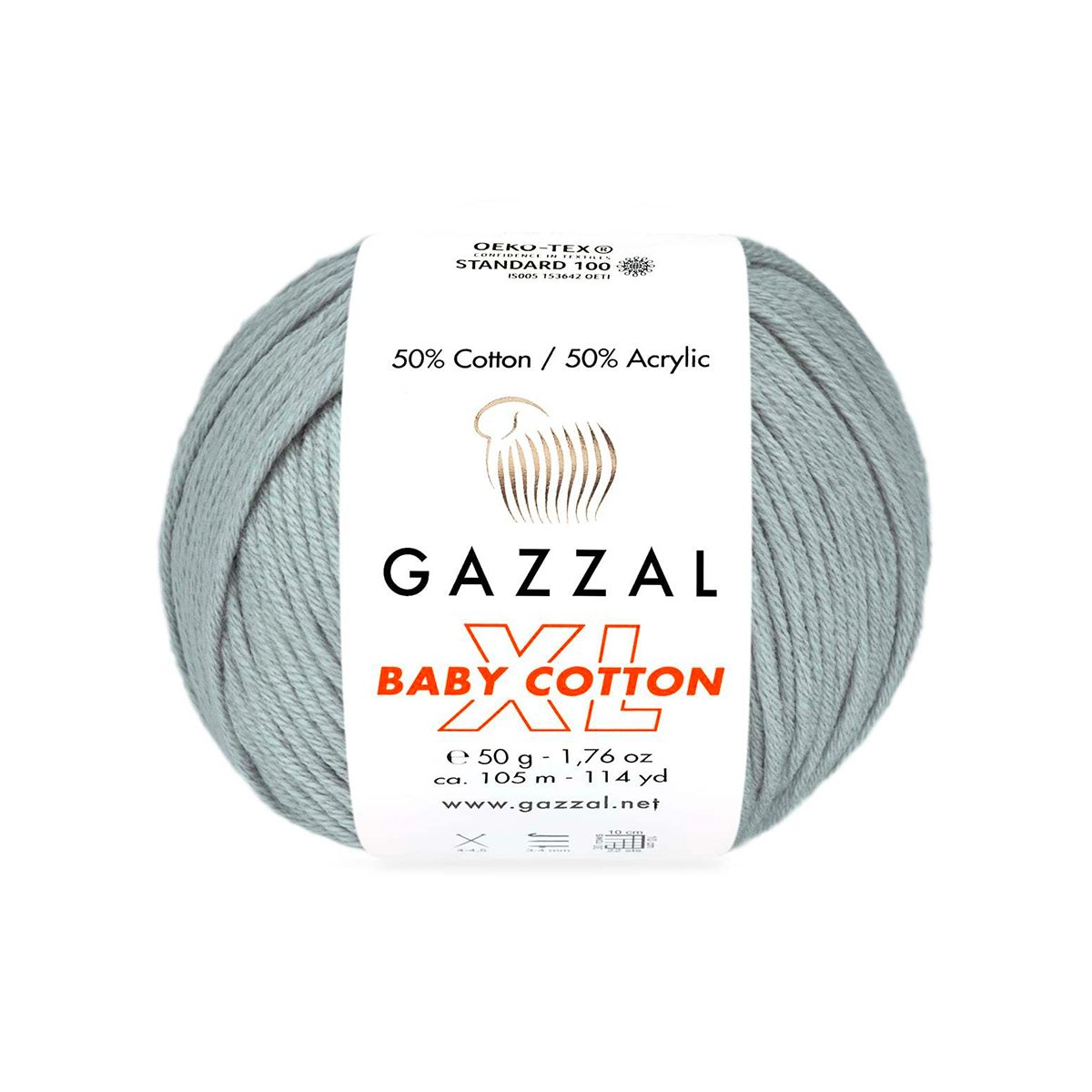 Gazzal Baby Cotton XL 3430XL yarn by YarnPark