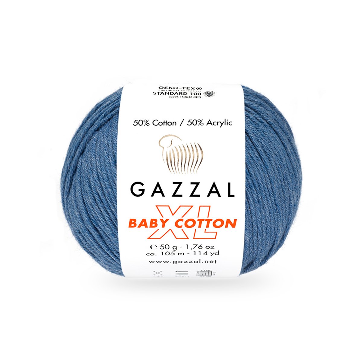Gazzal Baby Cotton XL 3431XL yarn by YarnPark