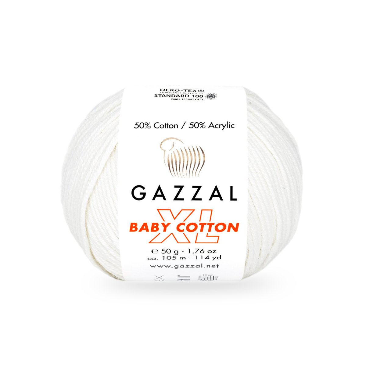 Gazzal Baby Cotton XL 3432XL yarn by YarnPark