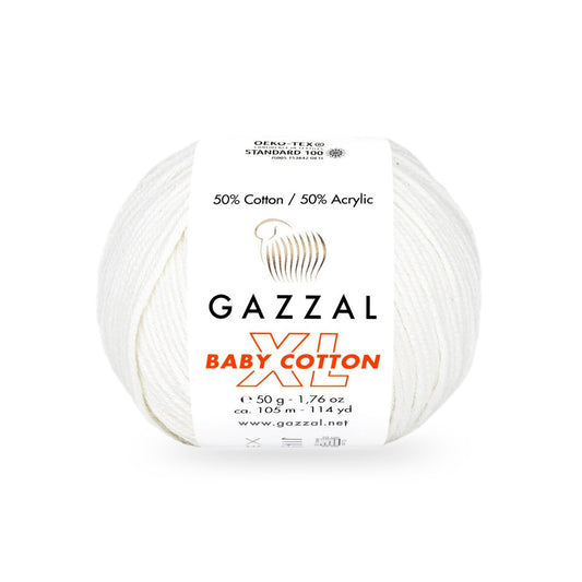 Gazzal Baby Cotton XL 3432XL yarn by YarnPark