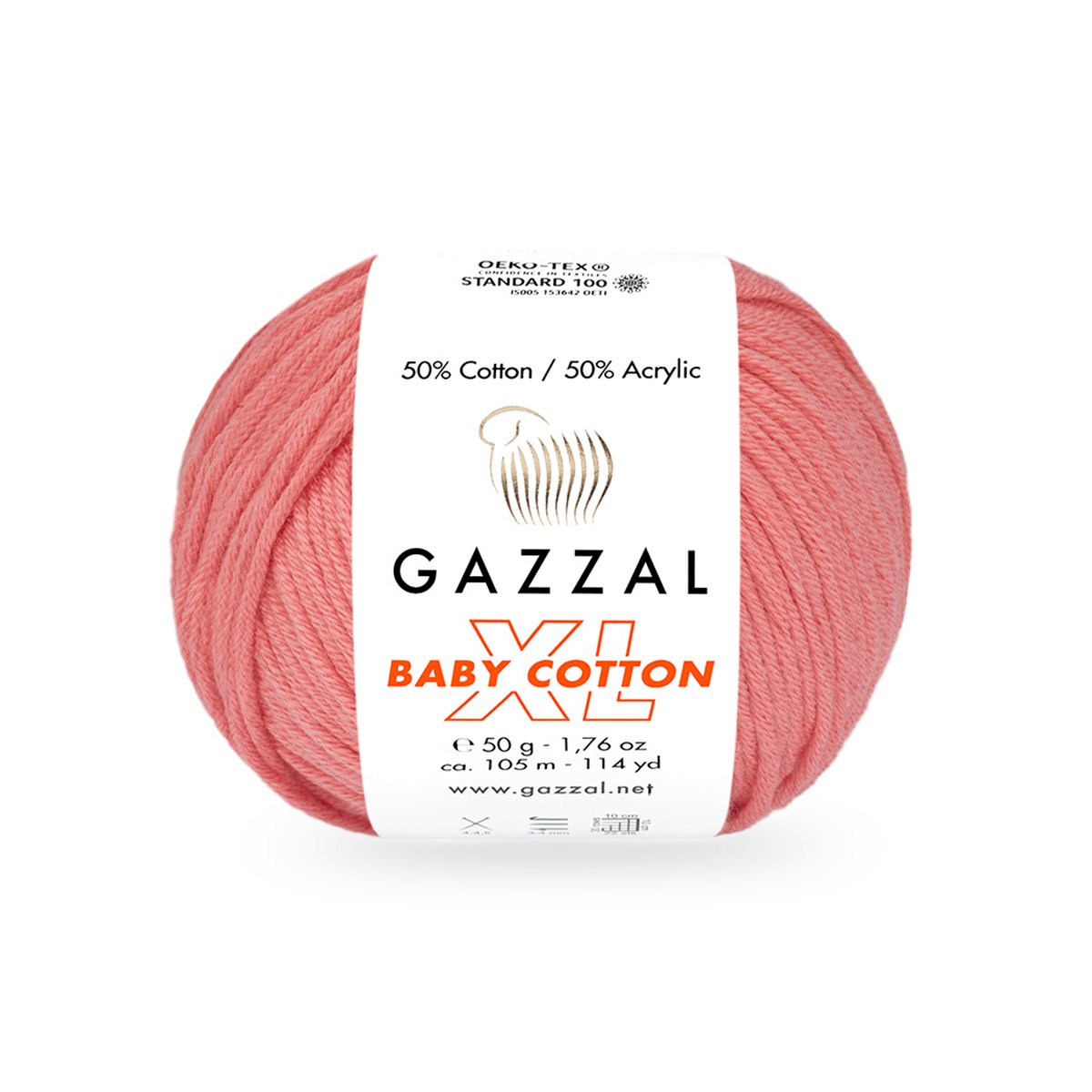 Gazzal Baby Cotton XL 3435XL yarn by YarnPark