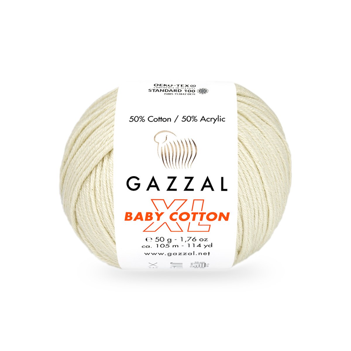 Gazzal Baby Cotton XL 3437XL yarn by YarnPark