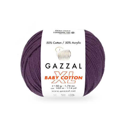 Gazzal Baby Cotton XL 3441XL yarn by YarnPark