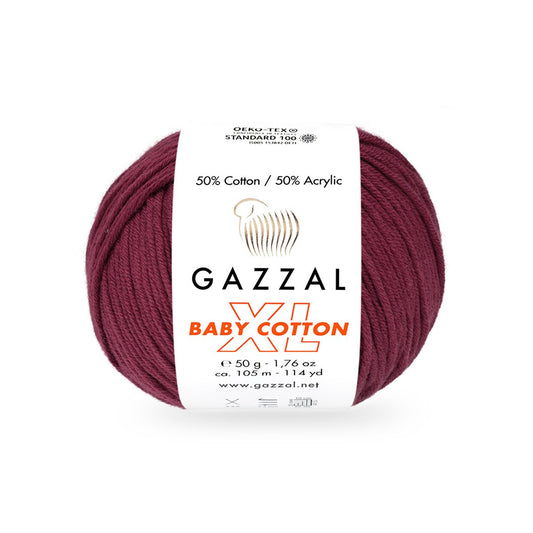 Gazzal Baby Cotton XL 3442XL yarn by YarnPark