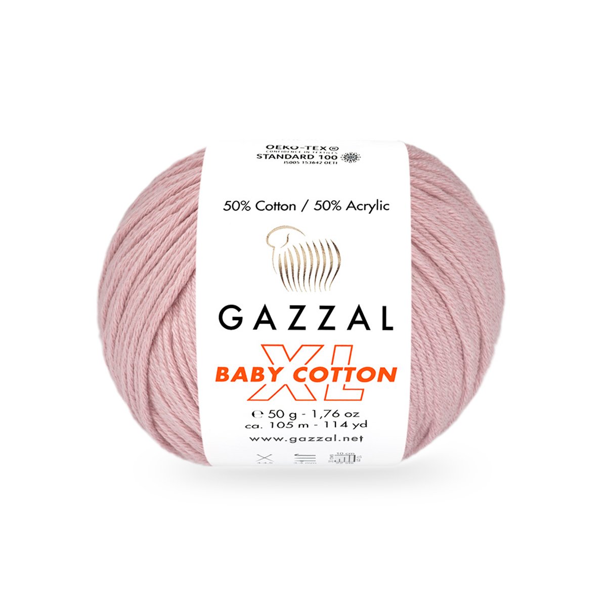 Gazzal Baby Cotton XL 3444XL yarn by YarnPark