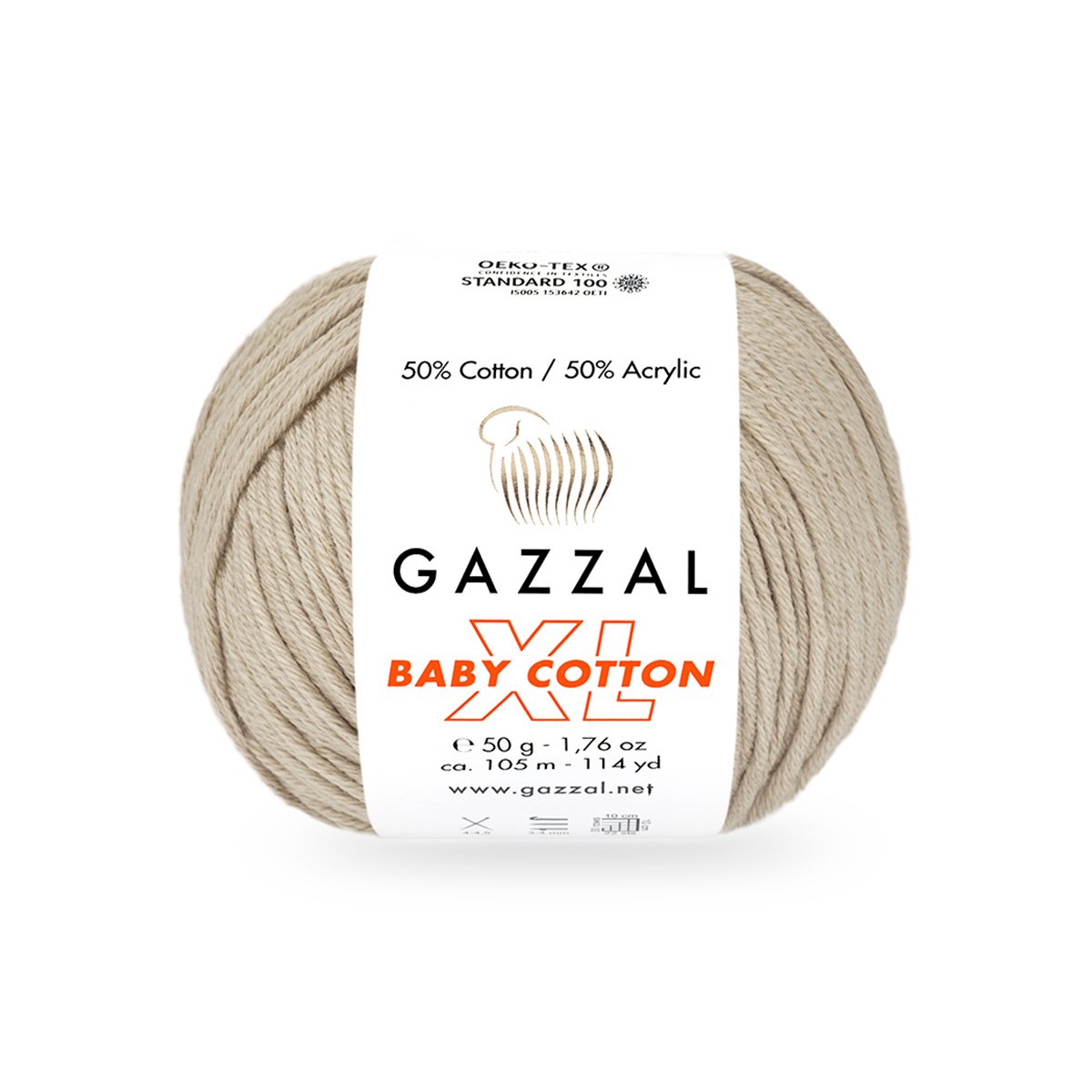 Gazzal Baby Cotton XL 3446XL yarn by YarnPark