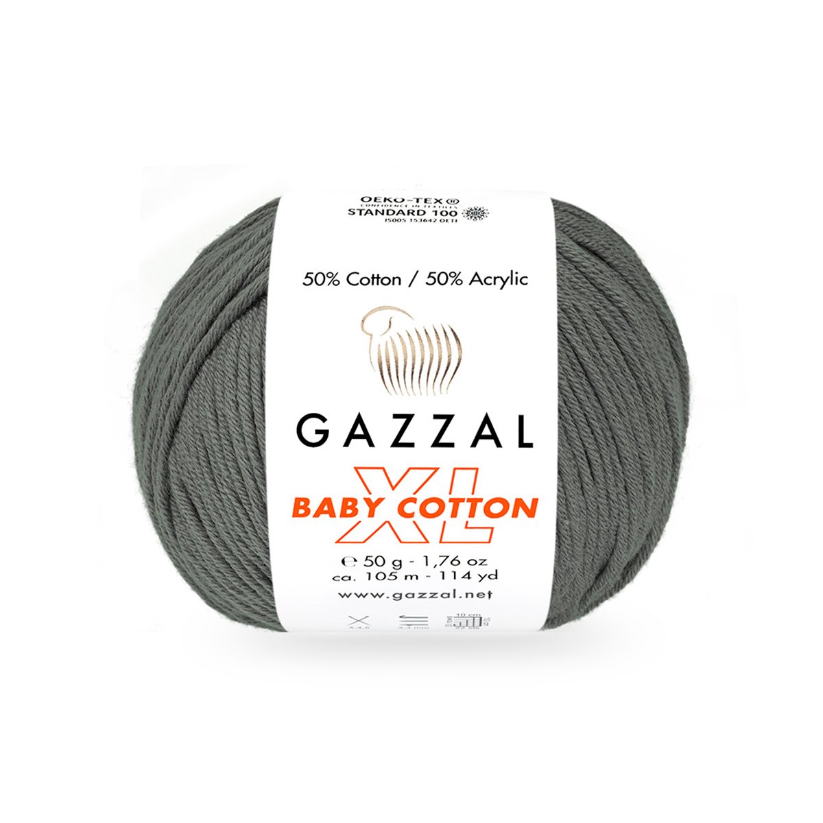 Gazzal Baby Cotton XL 3450XL yarn by YarnPark