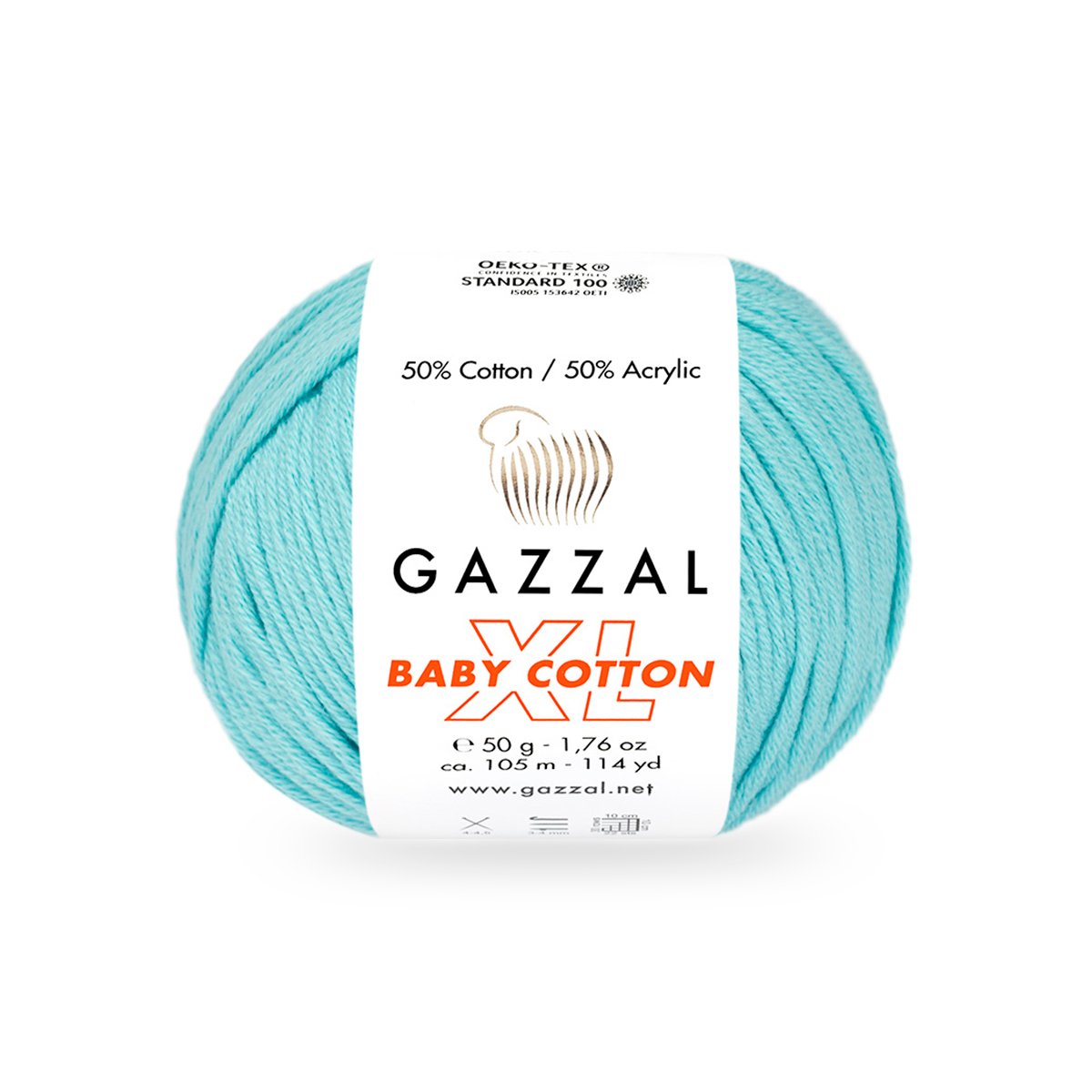 Gazzal Baby Cotton XL 3451XL yarn by YarnPark