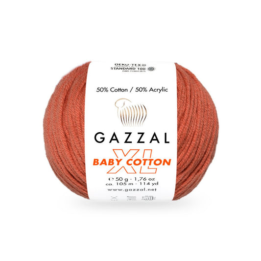 Gazzal Baby Cotton XL 3454XL yarn by YarnPark