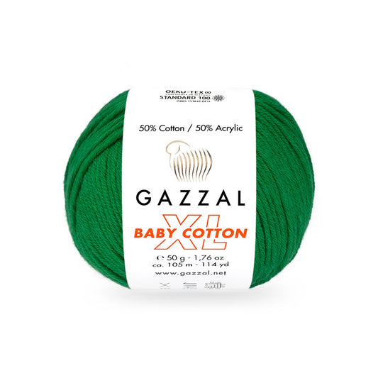 Gazzal Baby Cotton XL 3456XL yarn by YarnPark