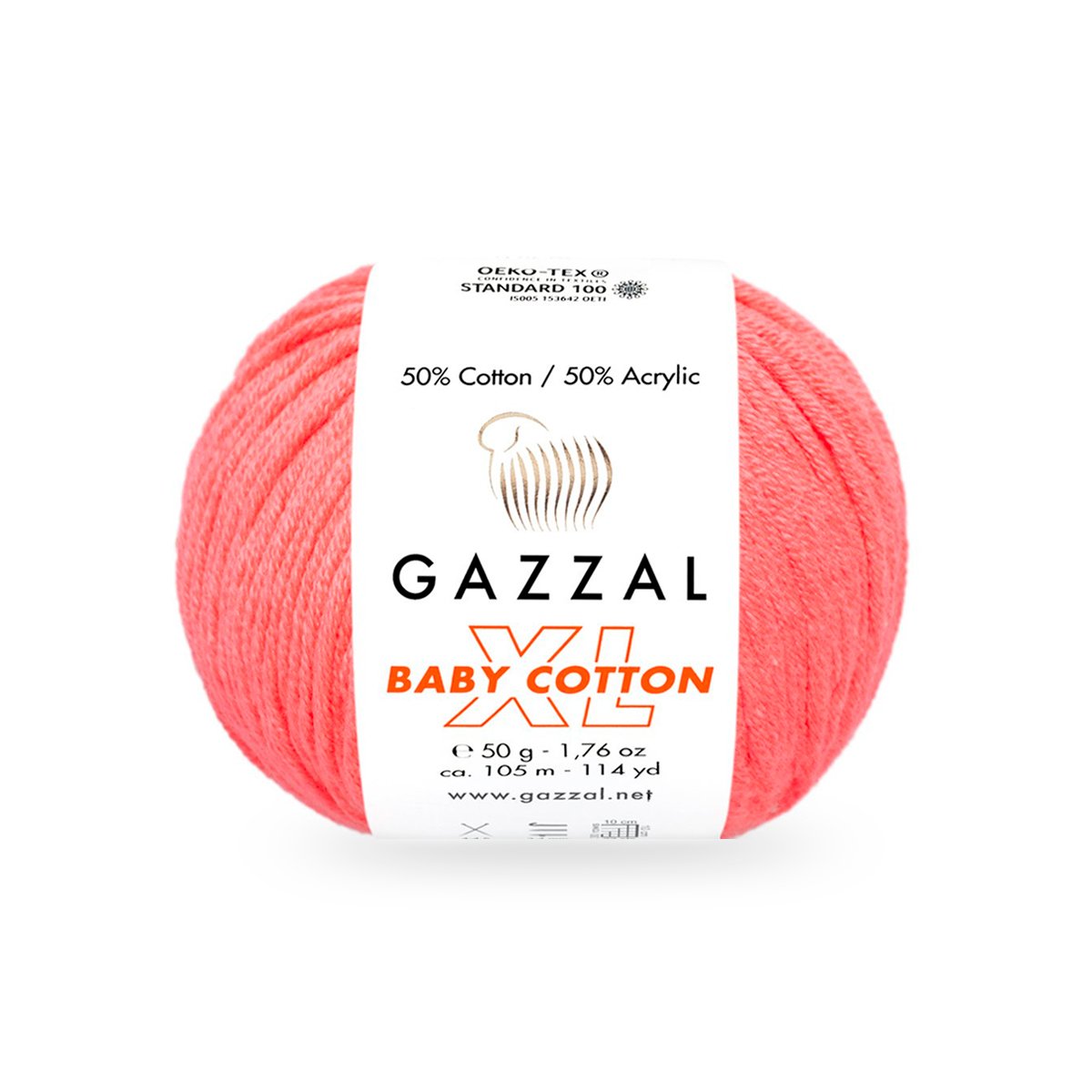 Gazzal Baby Cotton XL 3460XL yarn by YarnPark