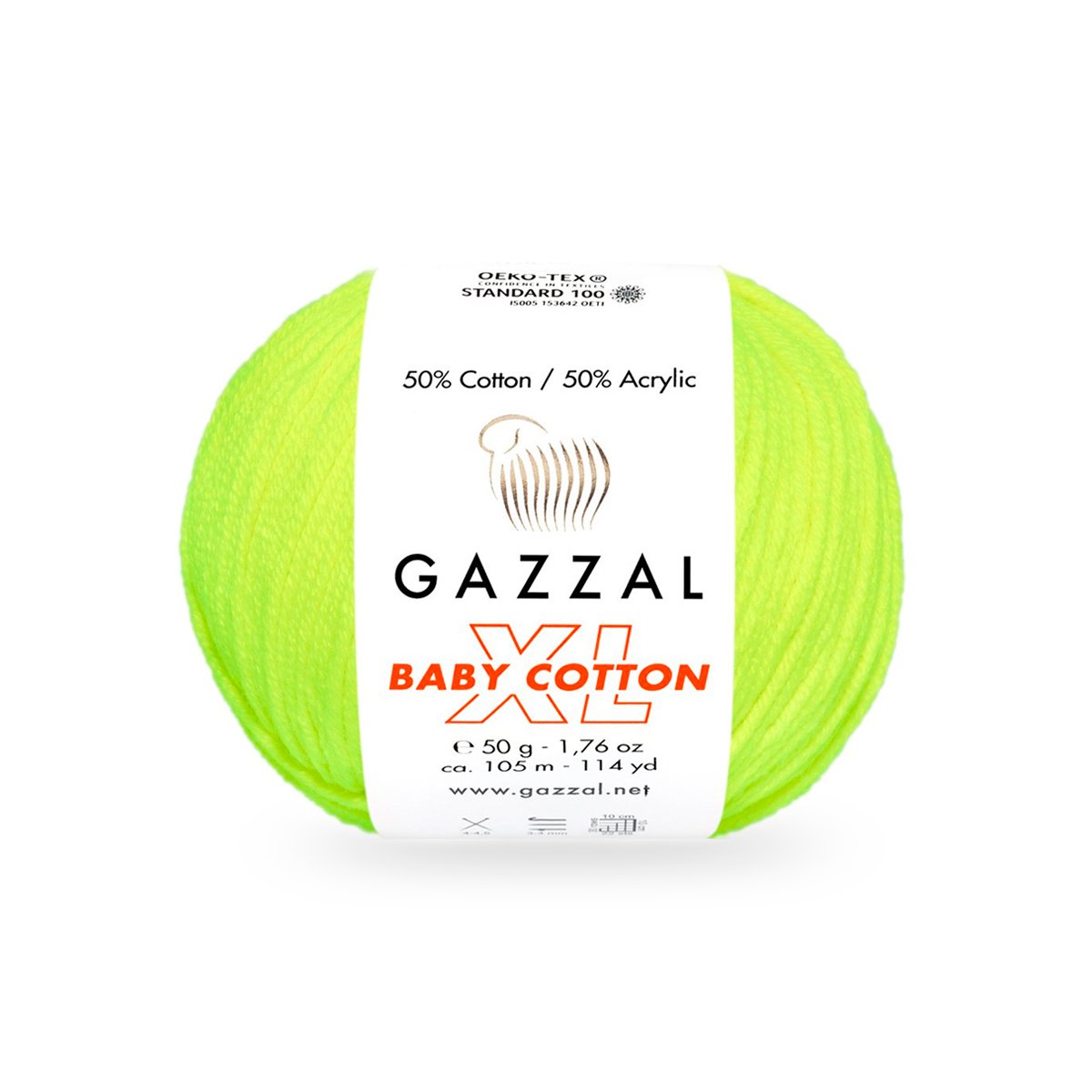 Gazzal Baby Cotton XL 3462XL yarn by YarnPark