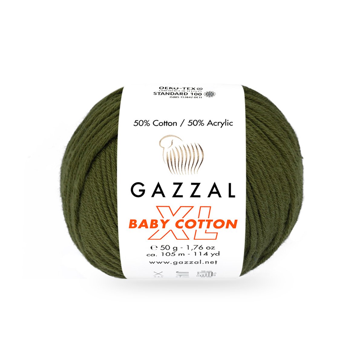 Gazzal Baby Cotton XL 3463XL yarn by YarnPark