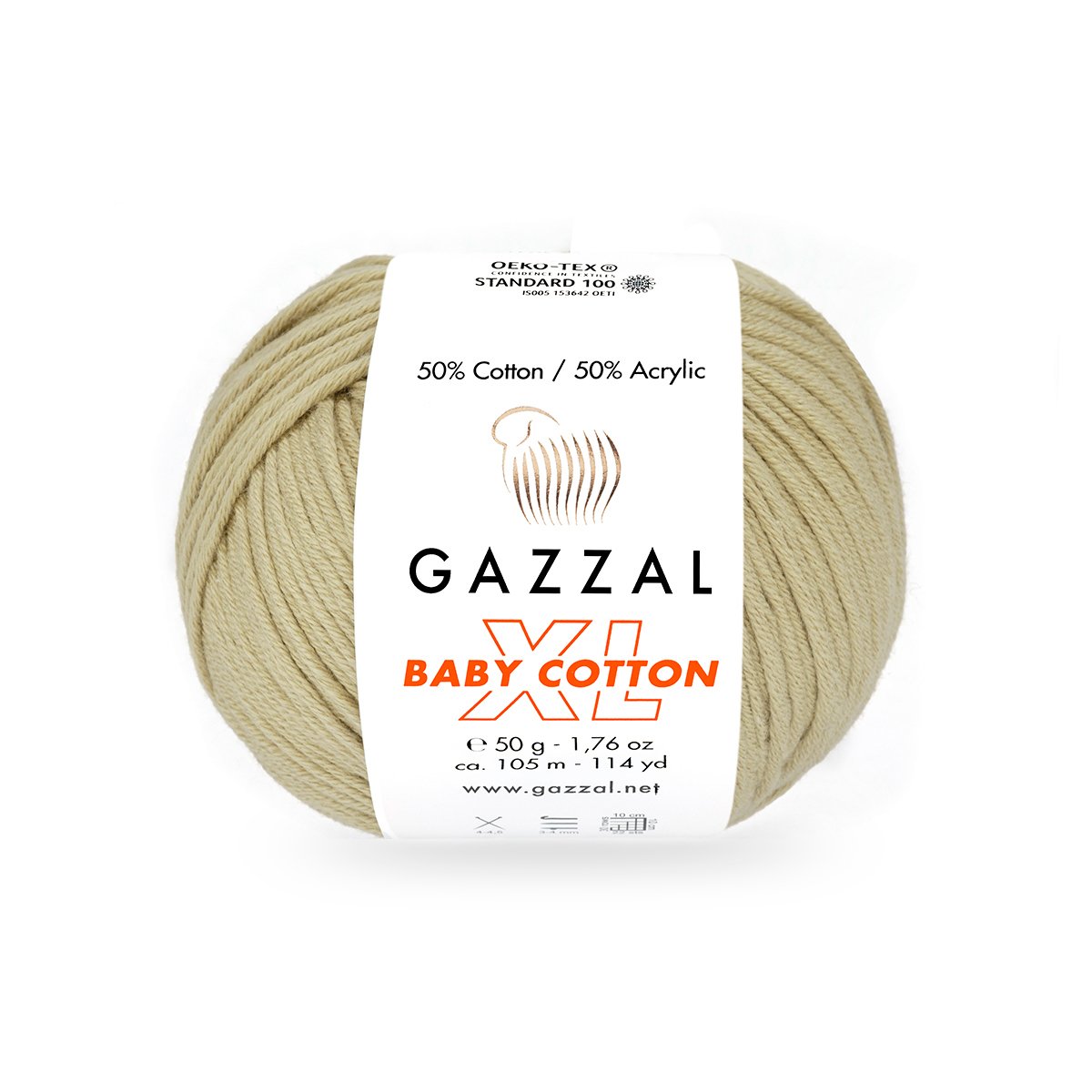 Gazzal Baby Cotton XL 3464XL yarn by YarnPark