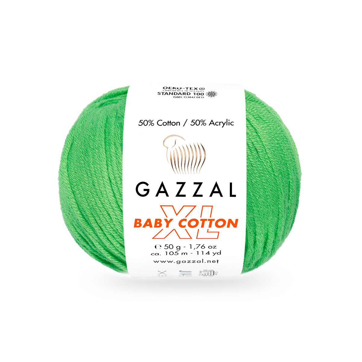 Gazzal Baby Cotton XL 3466XL yarn by YarnPark