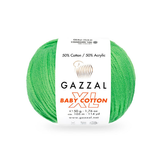 Gazzal Baby Cotton XL 3466XL yarn by YarnPark