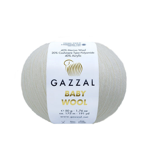 Gazzal Baby Wool 801 yarn by YarnPark