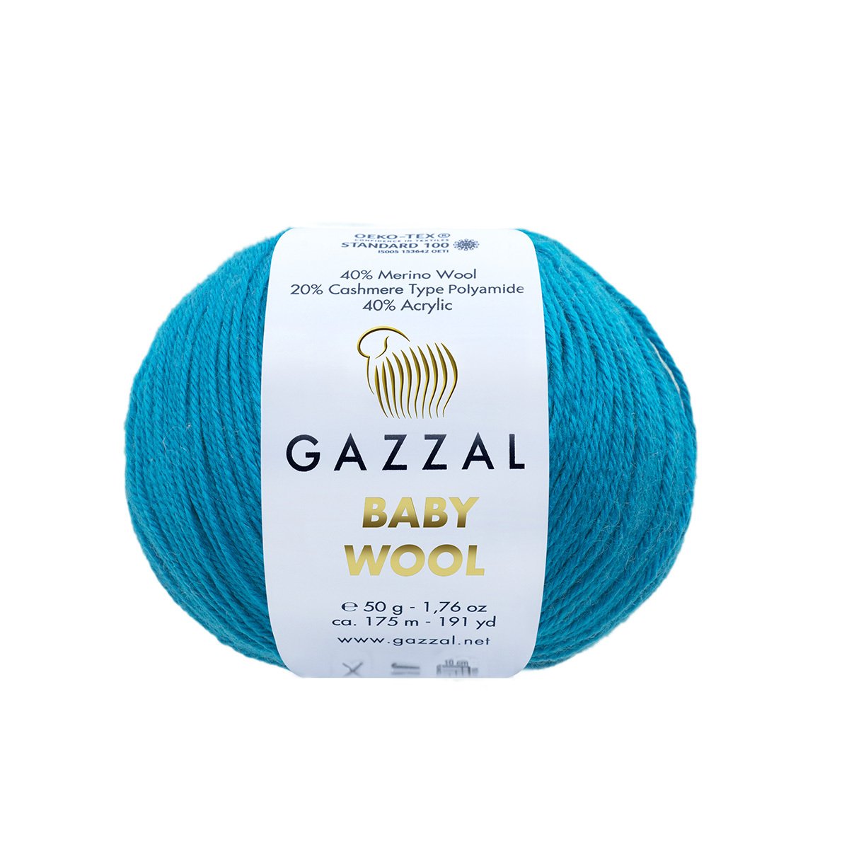 Gazzal Baby Wool 822 yarn by YarnPark