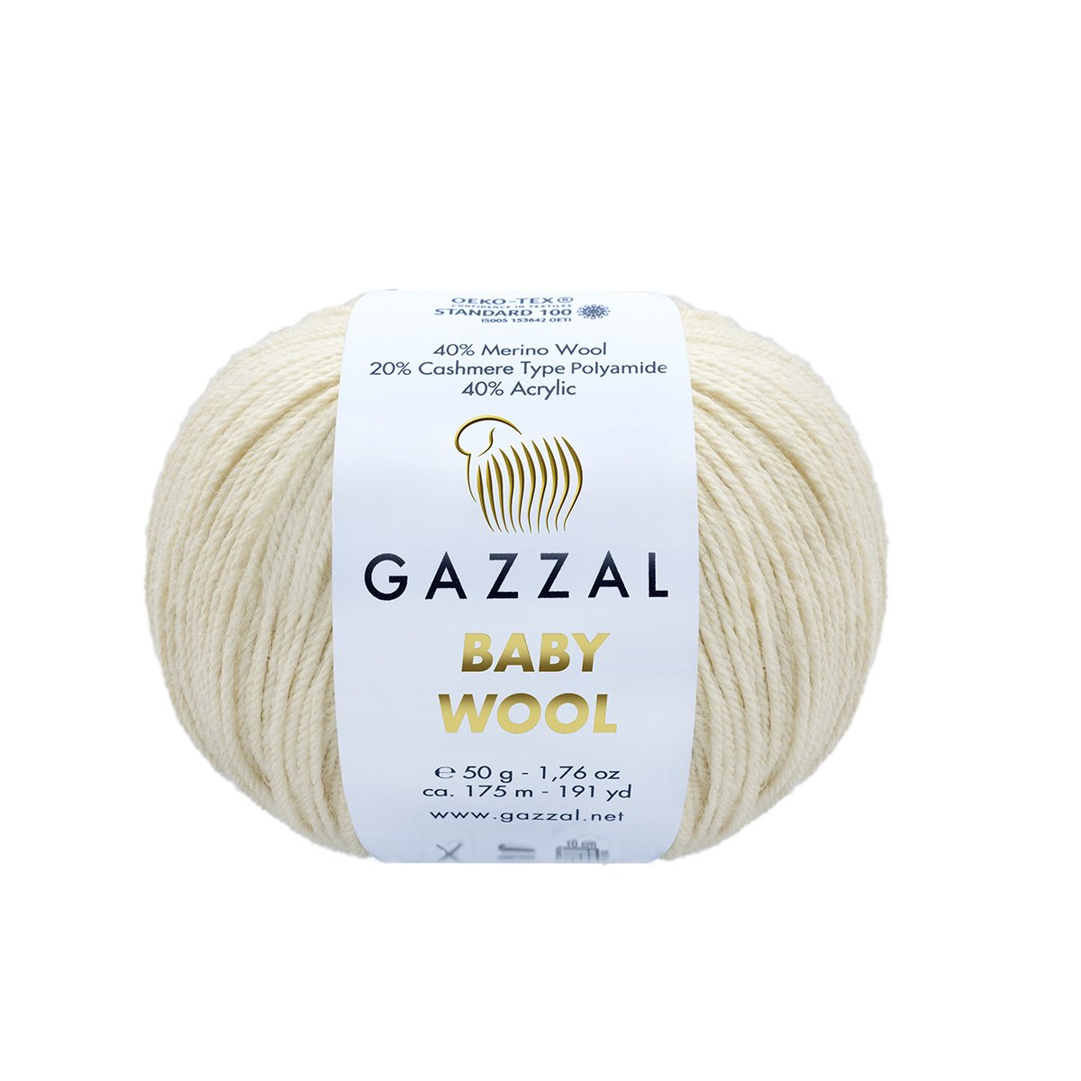 Gazzal Baby Wool 829 yarn by YarnPark