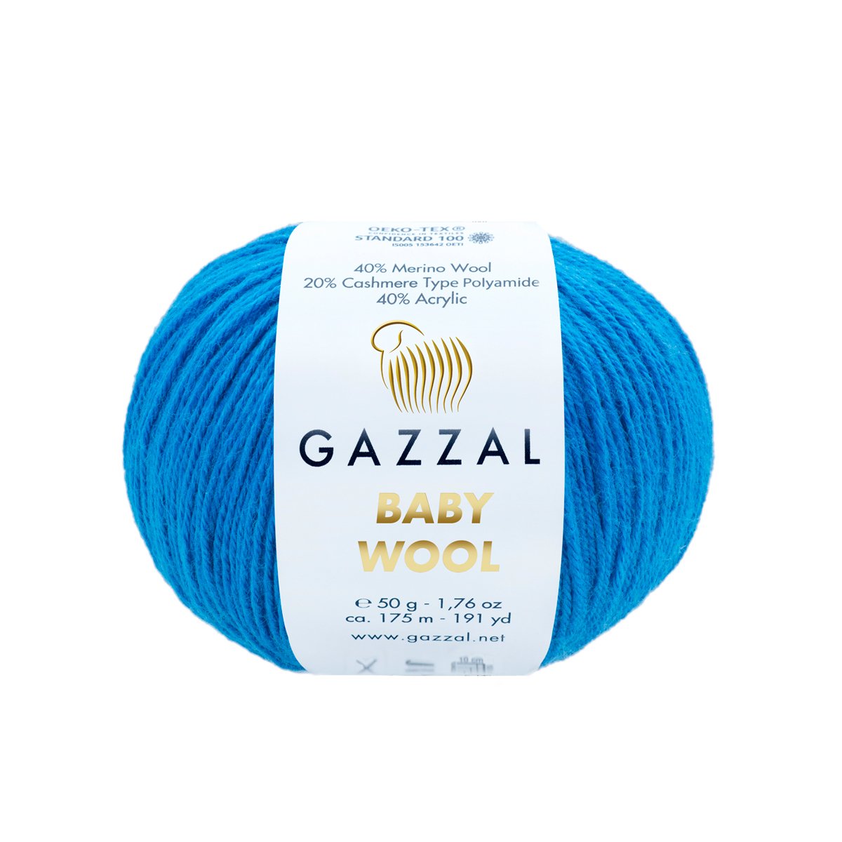 Gazzal Baby Wool 830 yarn by YarnPark