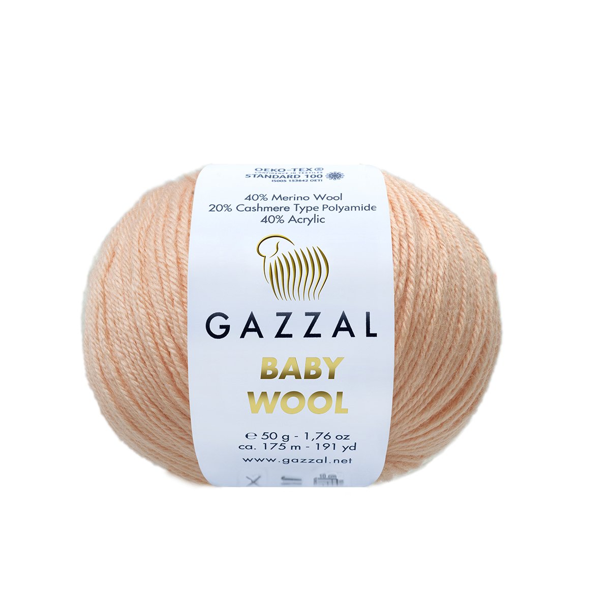 Gazzal Baby Wool 834 yarn by YarnPark