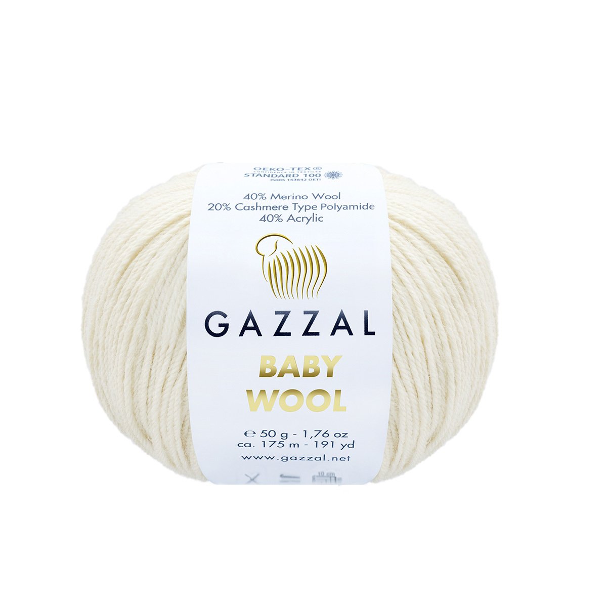 Gazzal Baby Wool 839 yarn by YarnPark