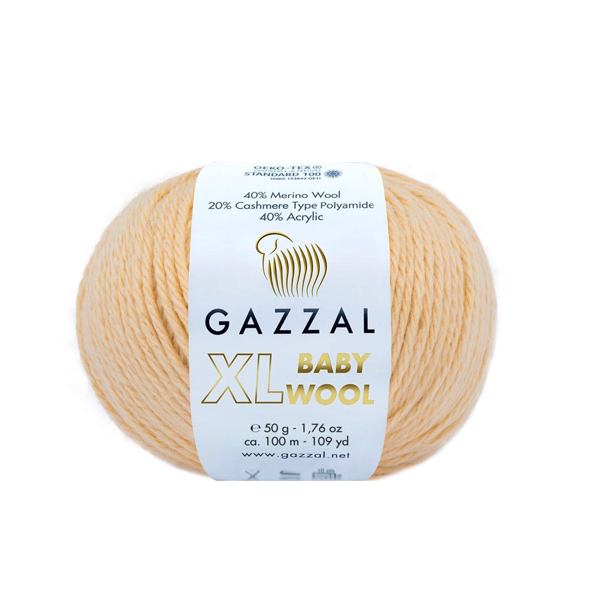 Gazzal Baby Wool XL 839XL yarn by YarnPark