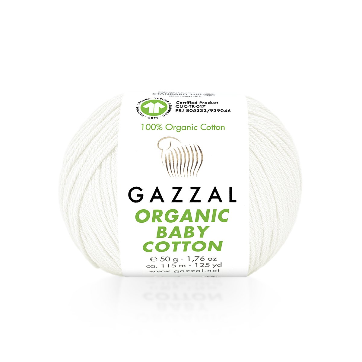 Gazzal Organic Baby Cotton 415 yarn by YarnPark