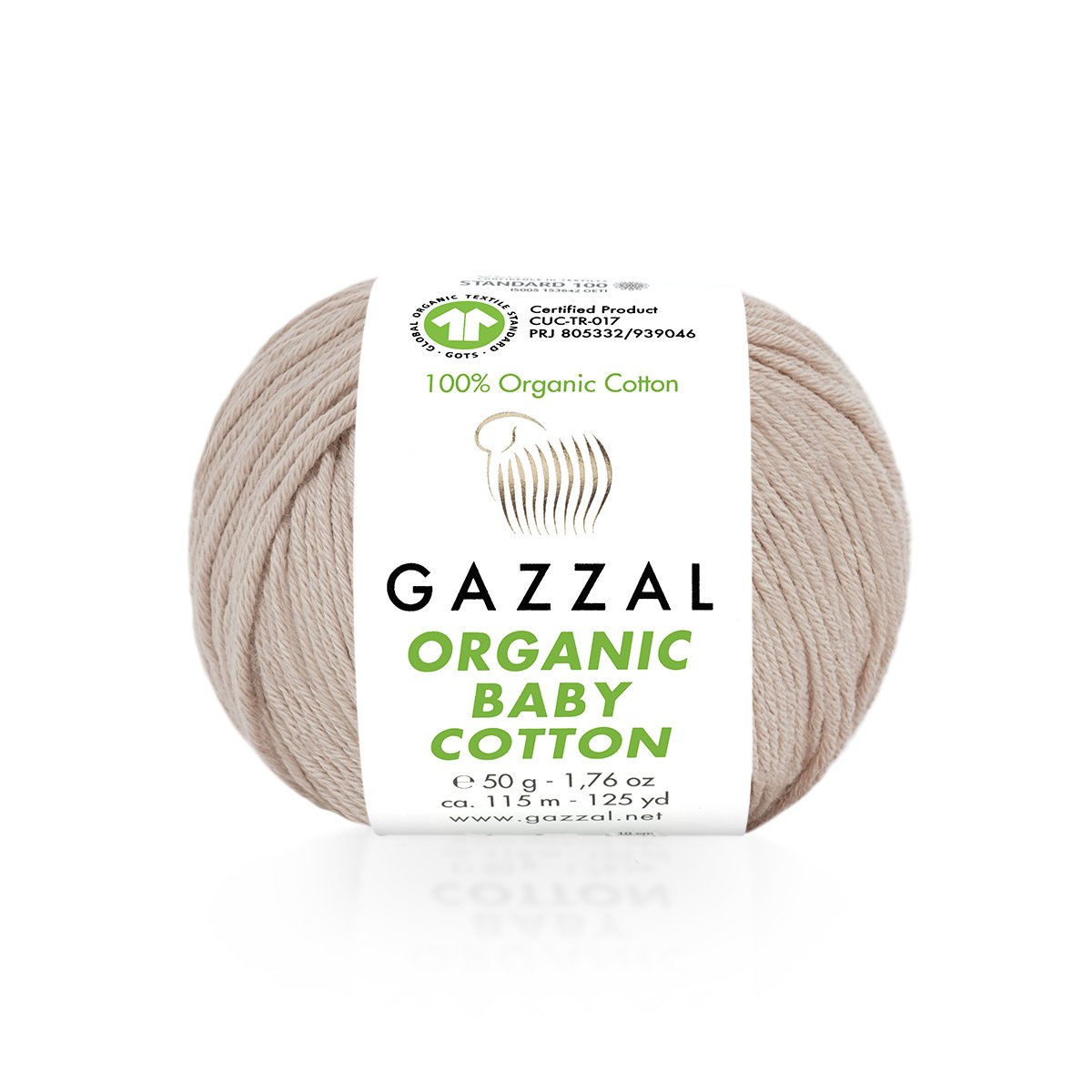 Gazzal Organic Baby Cotton 416 yarn by YarnPark