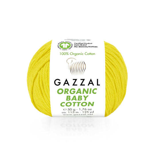 Gazzal Organic Baby Cotton 420 yarn by YarnPark