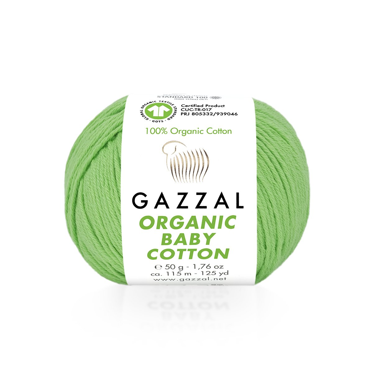 Gazzal Organic Baby Cotton 421 yarn by YarnPark