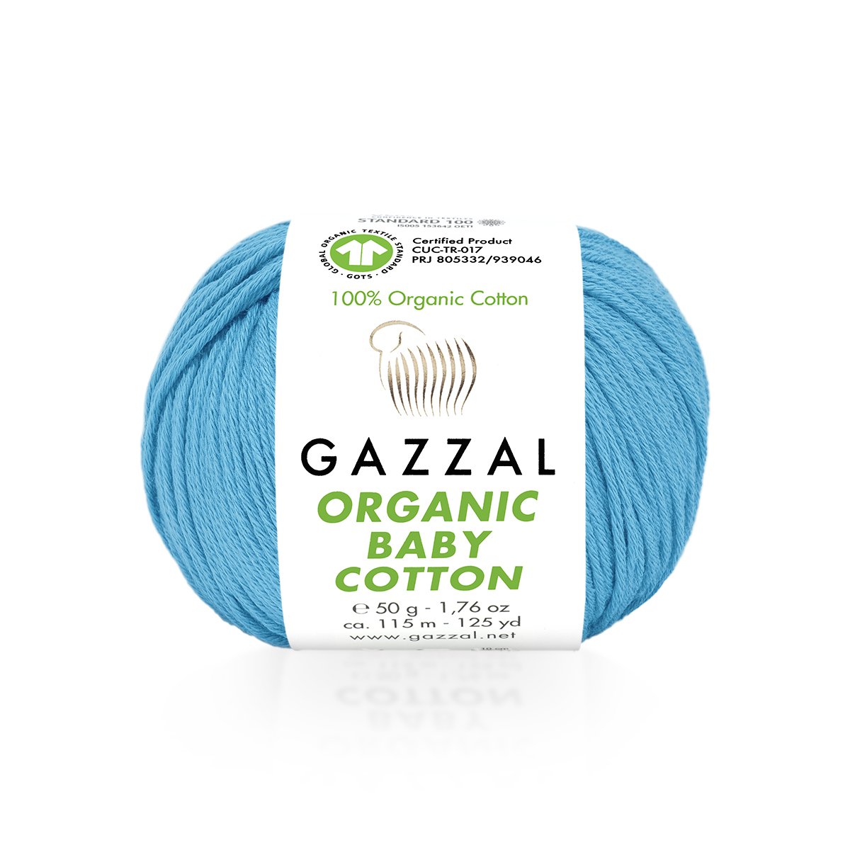 Gazzal Organic Baby Cotton 424 yarn by YarnPark