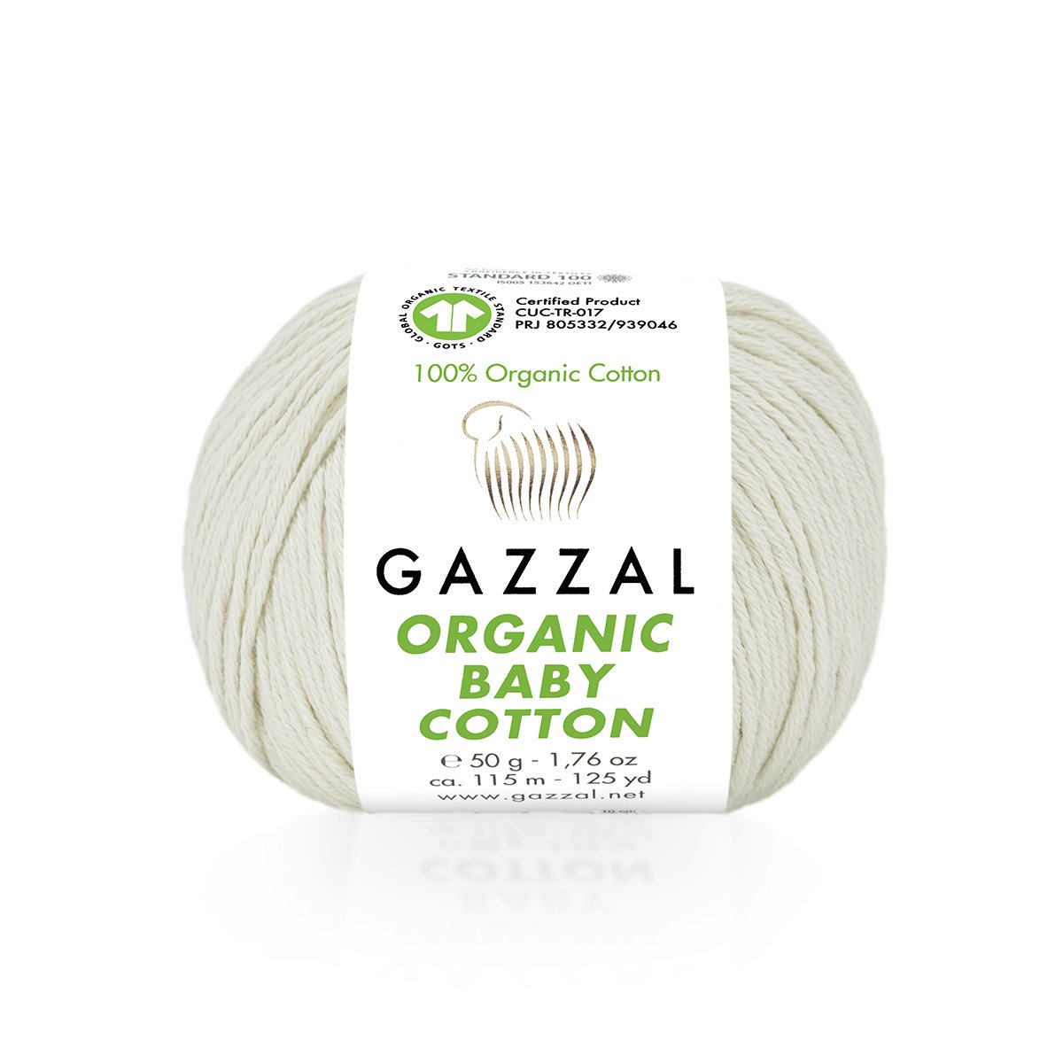 Gazzal Organic Baby Cotton 436 yarn by YarnPark