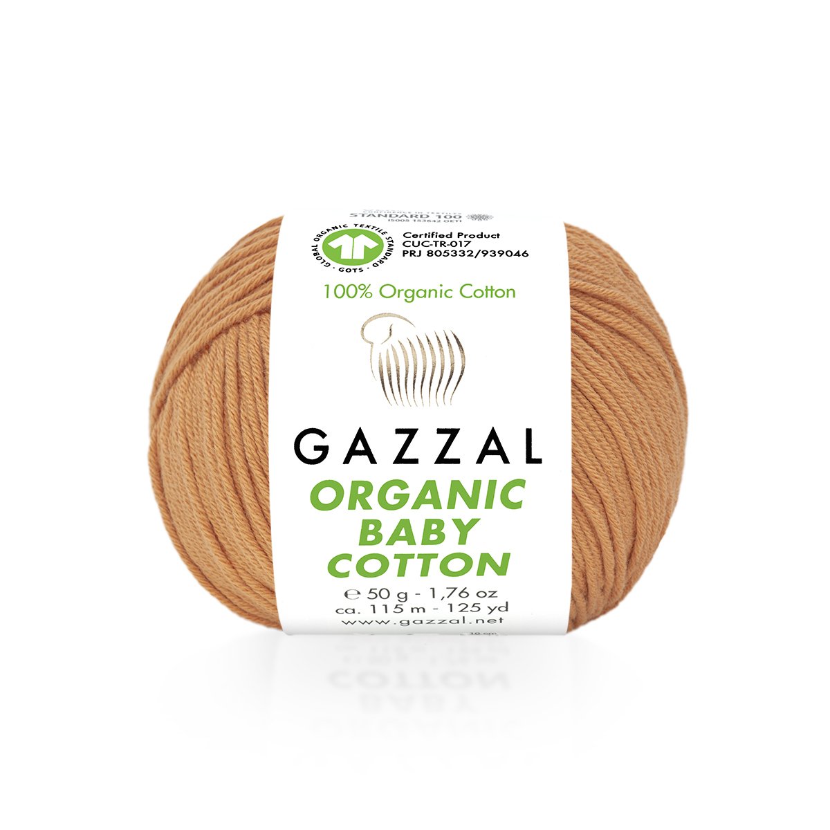 Gazzal Organic Baby Cotton 438 yarn by YarnPark