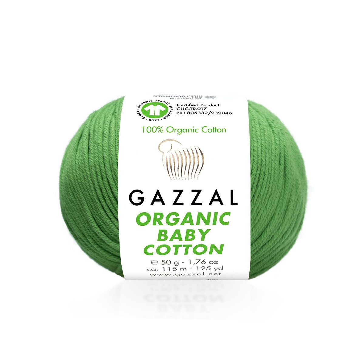 Gazzal Organic Baby Cotton 440 yarn by YarnPark