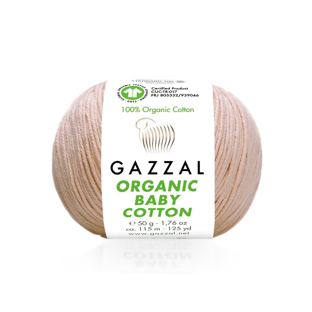 Gazzal Organic Baby Cotton 442 yarn by YarnPark