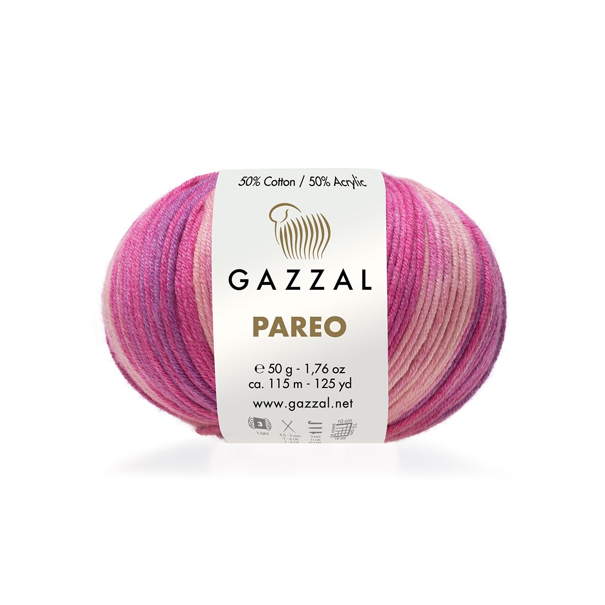 Gazzal Pareo 10421 yarn by YarnPark