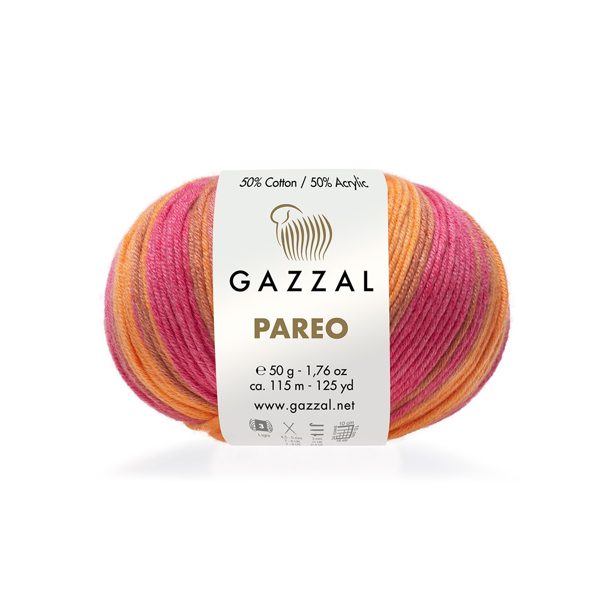 Gazzal Pareo 10426 yarn by YarnPark