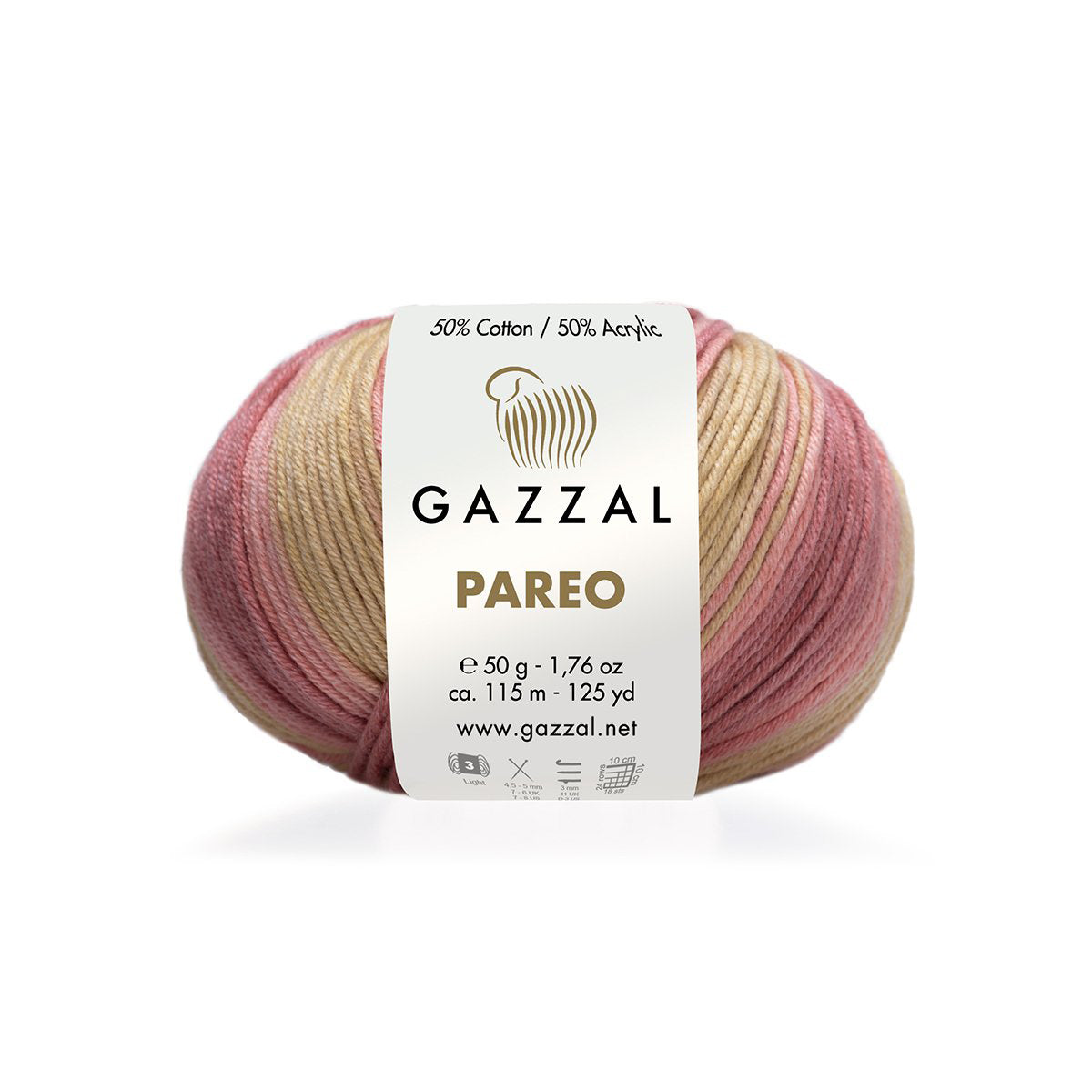 Gazzal Pareo 10428 yarn by YarnPark