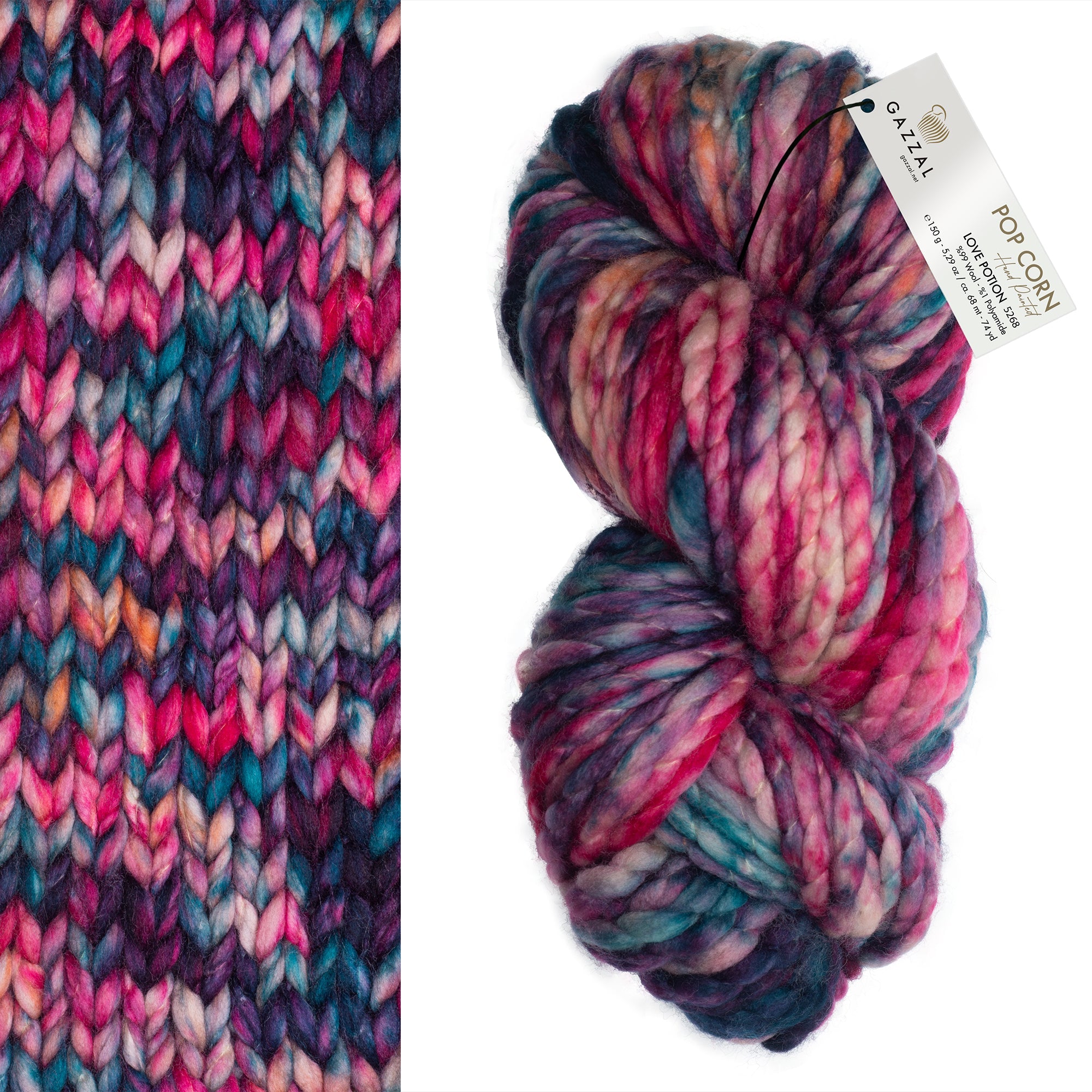 Gazzal Pop Corn 5268 yarn by YarnPark