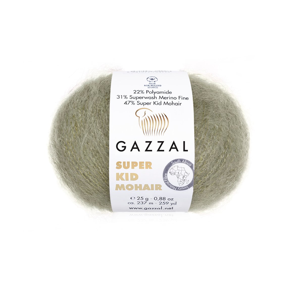 Gazzal Super Kid Mohair 64407 yarn by YarnPark