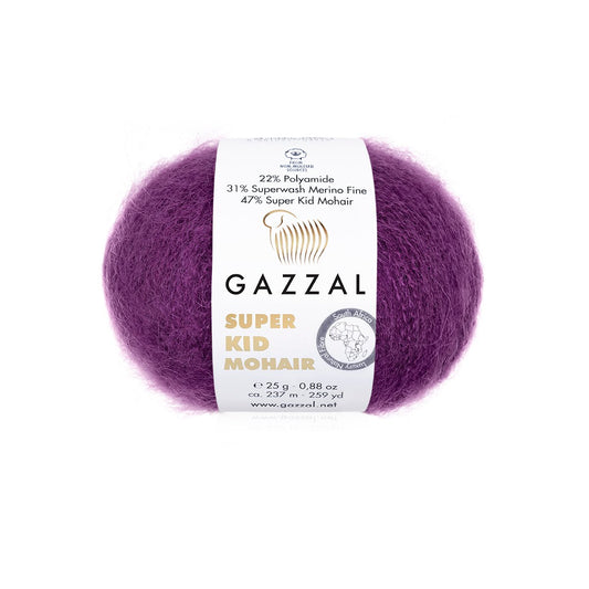 Gazzal Super Kid Mohair 64410 yarn by YarnPark