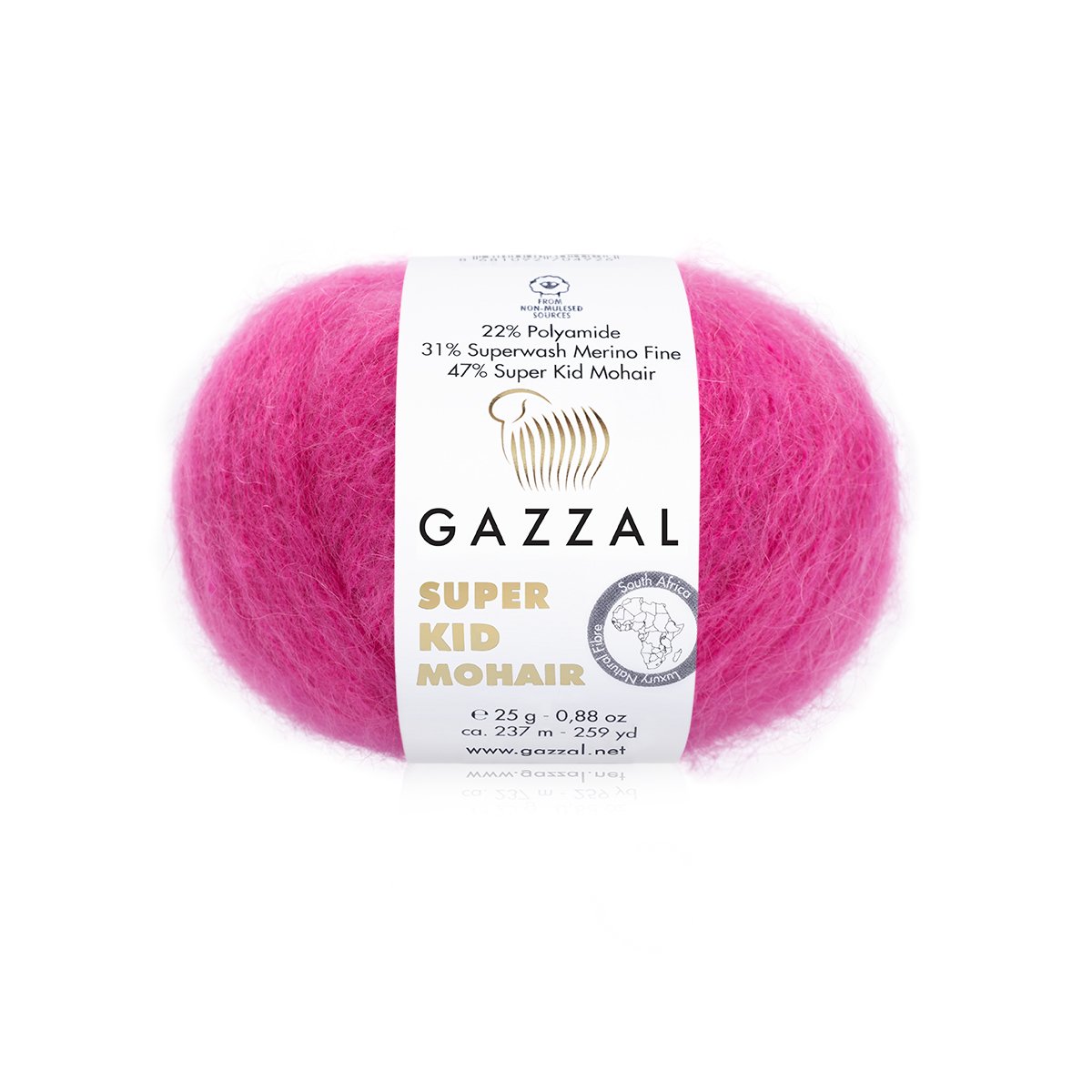 Gazzal Super Kid Mohair 64421 yarn by YarnPark